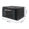 Armadio RACK Qoltec 54462 19 | 6U | 600 x 370 x 450