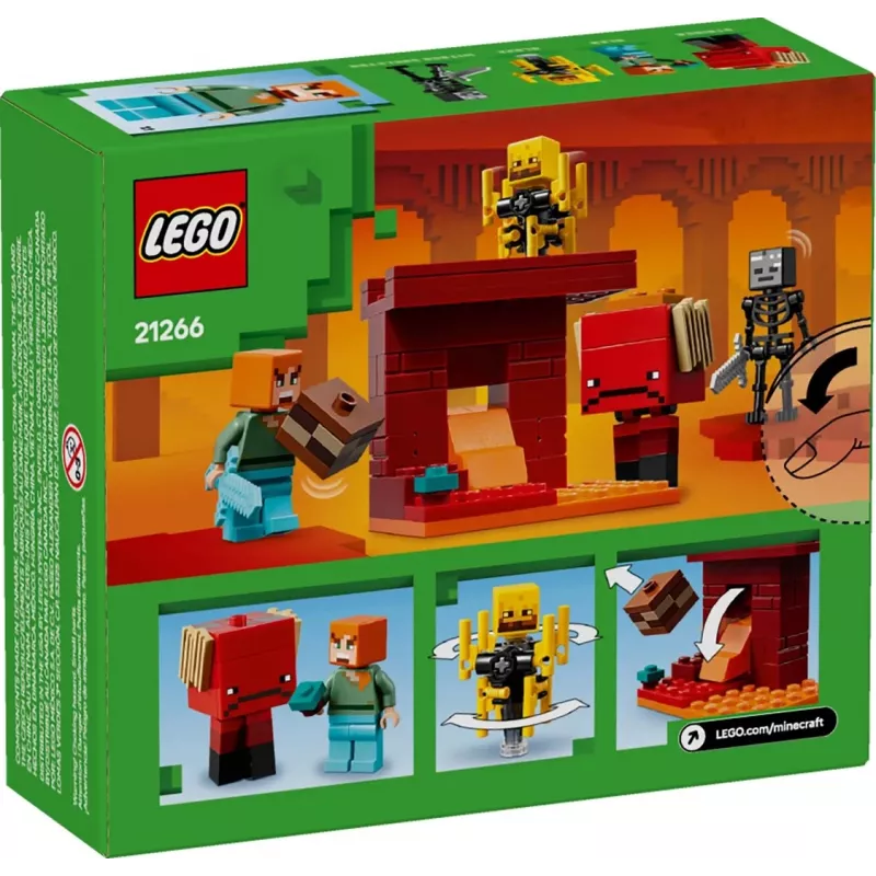 LEGO MINECRAFT 21266 La battaglia di lava del Nether