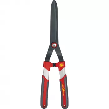 Tagliasiepi WOLF-Garten HS-CP con piccole impugnature in alluminio, rosso/grigio