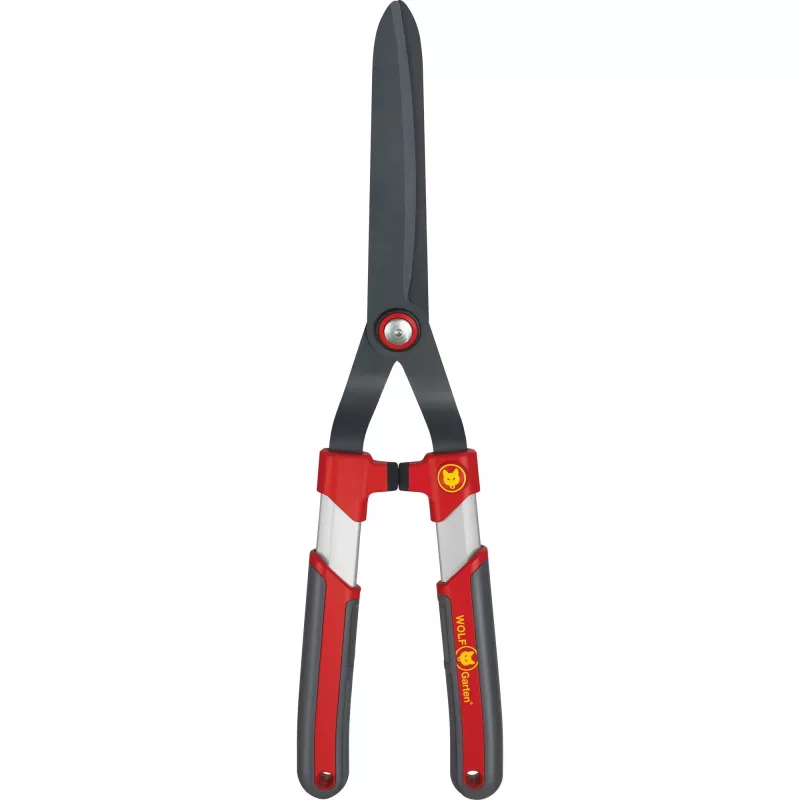 Tagliasiepi WOLF-Garten HS-CP con piccole impugnature in alluminio, rosso/grigio