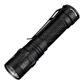 Torcia portatile Nitecore MT2C Pro, LED compatta in alluminio, ricaricabile USB, 50 lm min, impermeabile 2 m, resistente agli urti, 117,5 mm, 64 g, nero