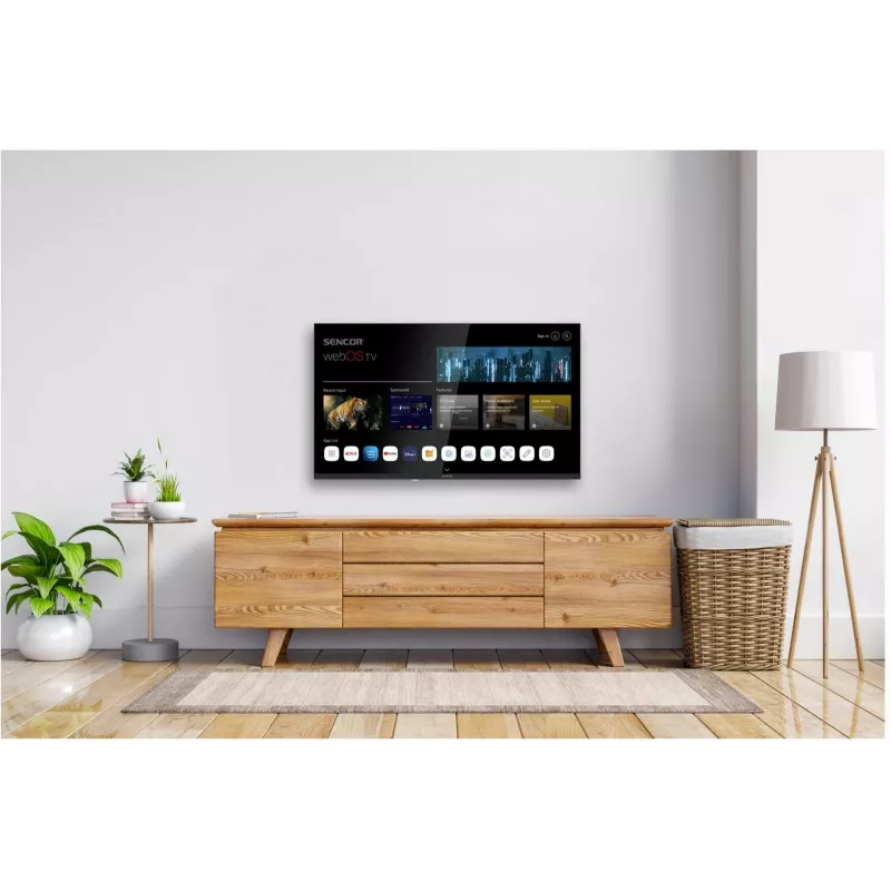 LED SMART TV SENCOR SLE 32S803B 32 pollici webOS HD 1366×768, HDR10, Wi‑Fi, Bluetooth, DVB‑T/T2/C/S/S2, 3×HDMI, 2×USB