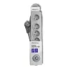 Protezione da sovratensione Qoltec 50272 grigio 5 prese AC 230V 3m