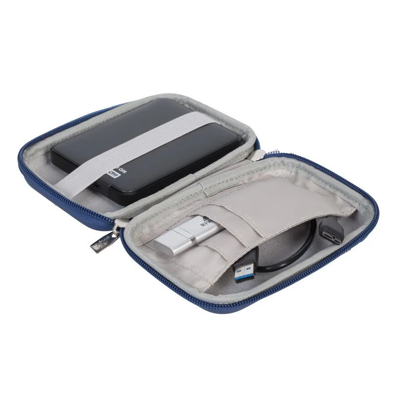 Custodia a busta Rivacase 9101 (PU) case HDD azzurro