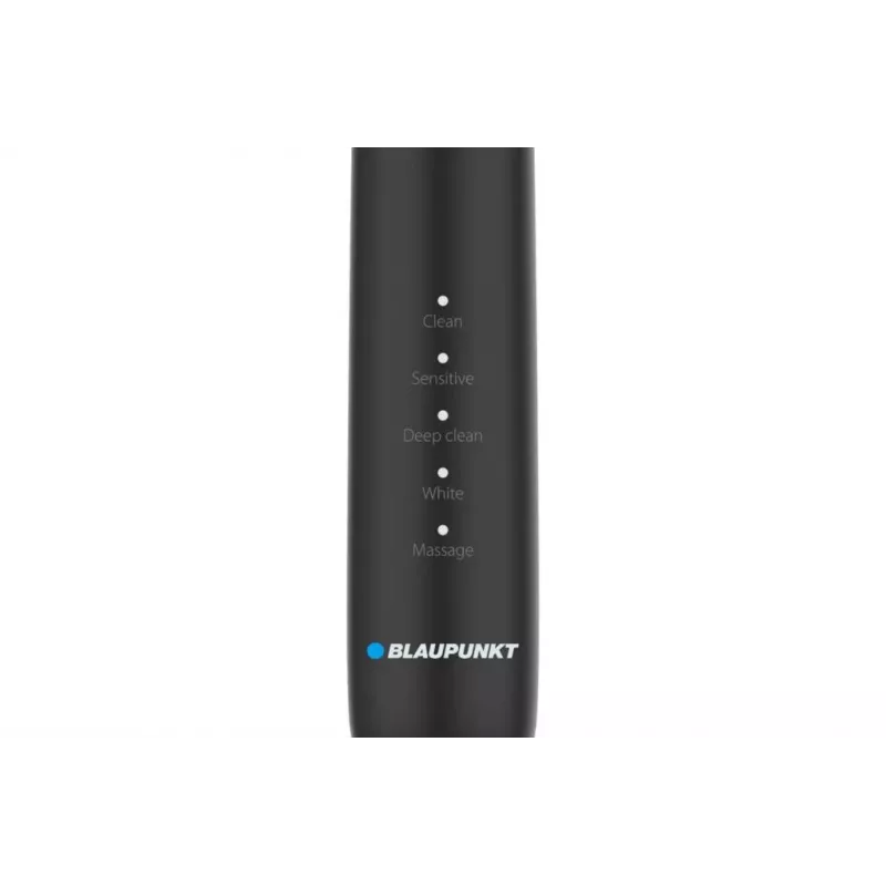 Spazzolino elettrico BLAUPUNKT DTS201BK — spazzolino sonico ricaricabile, nero, timer di 2 minuti, batteria 5 V integrata
