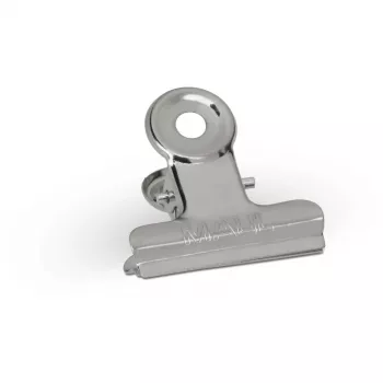 MAUL clip per lettere in metallo, colore: nichel, larghezza: 30 mm apertura: 10 mm, confezione self-service (21730-96)