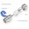 Presa IEC/coassiale Easy-Installation (argento/blu, 6,5 - 8,0 mm)