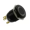 Lamptron LAMP-SW1913L-H interruttore antivandalo 19 mm, Blackline, verde