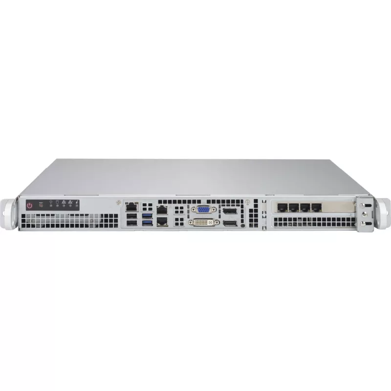 Supermicro - SuperChassis 515-R407 - Rack-Mount 1U STD e WIO MB 2 x 2,5 LED 4 x ventole PWM 2 x ventole per raffreddamento AOC alimentatore 400 W 43 x 437 x 429 mm