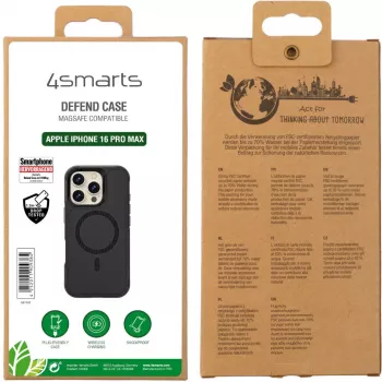 4smarts Defend Case per Apple - iPhone 16 Pro Max compatibile MagSafe