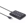 Hub USB Gembird UHB-U2P10P-01 — hub USB 2.0 a 10 porte