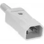 Connettore maschio C14 Bachmann 915.971 grigio