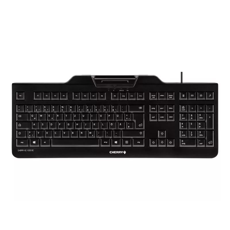 CHERRY KC 1000 SC tastiera USB QWERTZ svizzero nera
