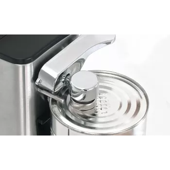 Caso | D10 | apribarattoli e affilacoltelli multifunzione | argento, nero | 68 W