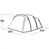 Tenda per famiglie Hamra 4 persone blu