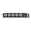 Prolunga elettrica Brennenstuhl 1153380115 2,5 m 5 prese AC nero grigio