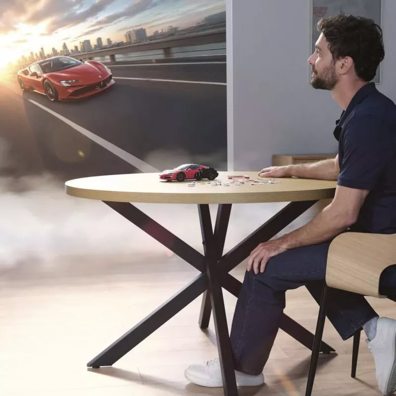 Puzzle 3D Ravensburger Iconics Ferrari SF90 Stradale – kit di montaggio da collezione