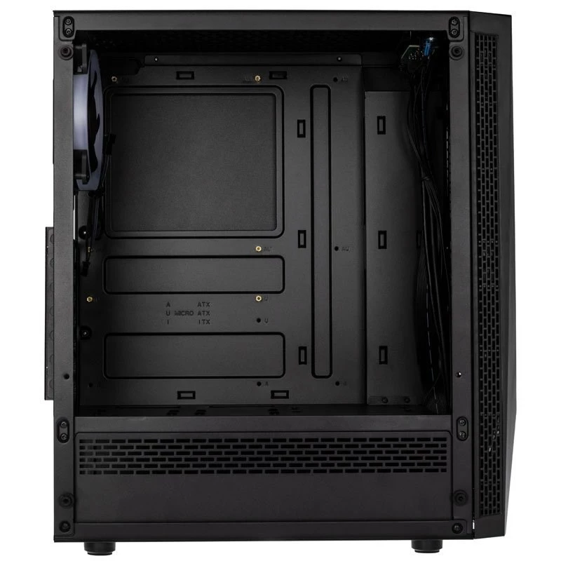 Kolink VOID RGB case per PC tower, nero, con finestra, ventola LED, filtro antipolvere
