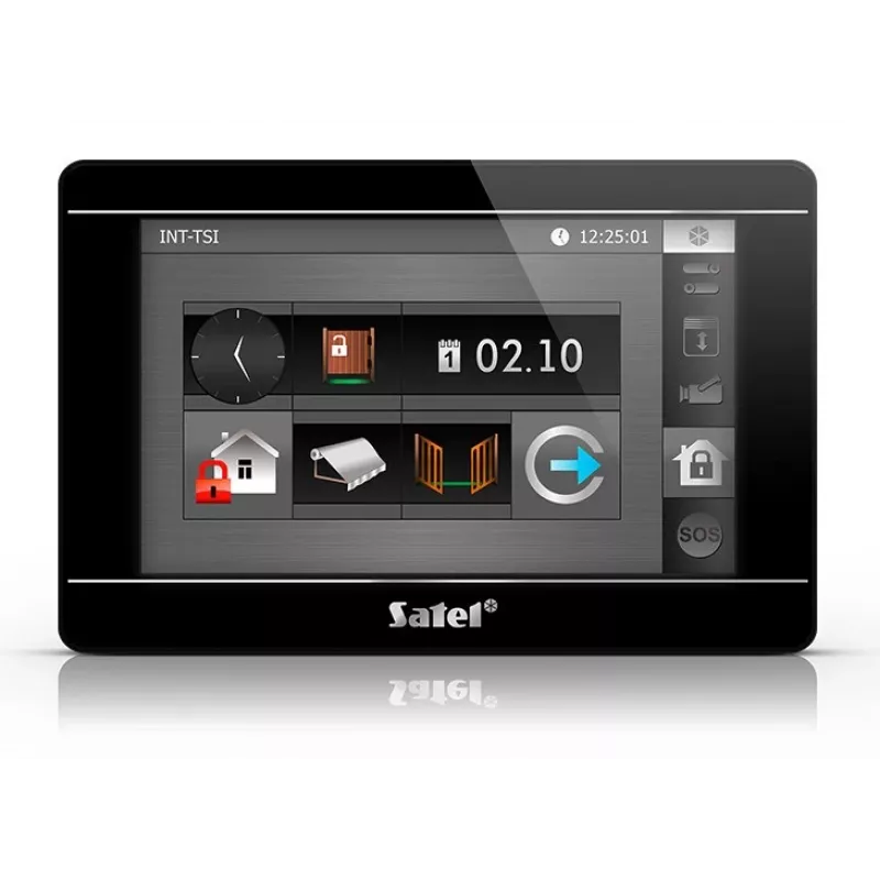 Pannello di controllo touchscreen SATEL INT-TSI-B pannello a parete LCD da 7 pollici per sistemi di sicurezza