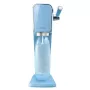 Gasatore SODASTREAM Art Blue Steel — bottiglia in plastica 1 L, carbonatore 60 L, 173×245×430 mm