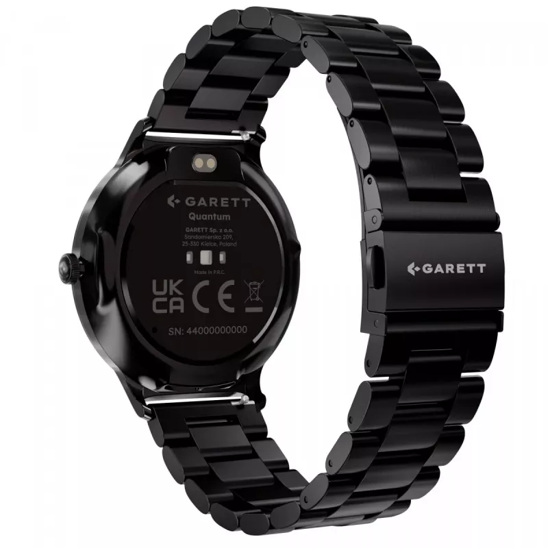 Smartwatch Garett Quantum – nero acciaio inox