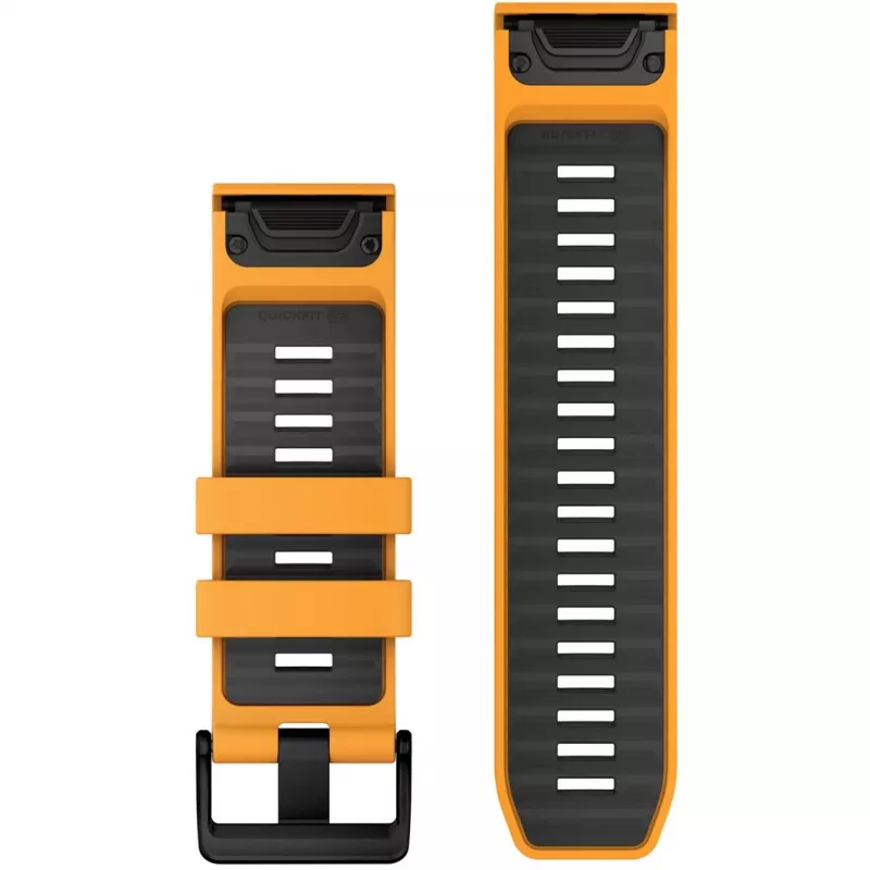 Cinturino Garmin QuickFit 010-13393-01 graphite arancione