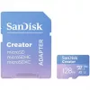 SanDisk Creator - scheda di memoria flash (adattatore microSDXC-a-SD incluso)