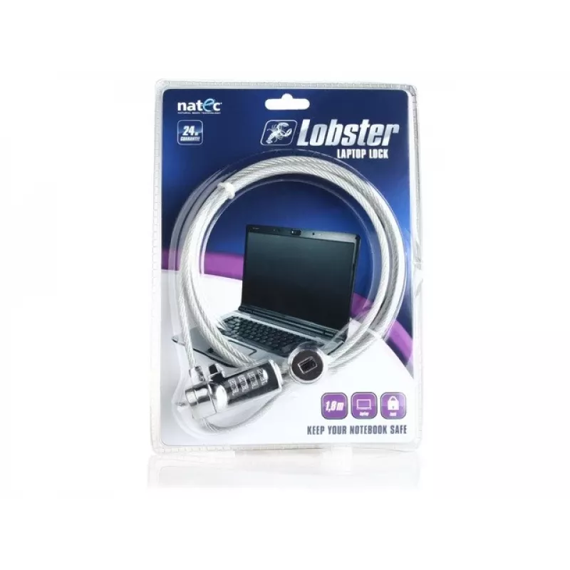 Lucchetto a cavo NATEC LOBSTER CODE NZL-0226