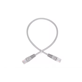 Cavo patch LAN Extralink Cat.5e RJ-45 U/UTP 0,5 m grigio
