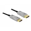 DeLOCK - Cavo DisplayPort - DisplayPort (M) a DisplayPort (M) - DisplayPort 1,4 - 15,0 m - Supporta 8K UHD (7680 x 4320) - nero (85886)