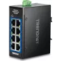 Trendnet switch mini industriale Gigabit 8 porte per guida DIN