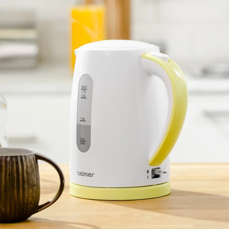 Bollitore Zelmer 1,7 L 2200 W bianco giallo
