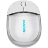 Mouse CANYON OnClick 24 BT/ wireless trasparente/bianco