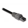 Cavo di rete DeLOCK connettore maschio RJ45 Cat.8.1 STP senza attrezzi nero