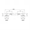 DeLOCK 89609 Cavo coassiale 0,3 m MHF (I-PEX) nero oro