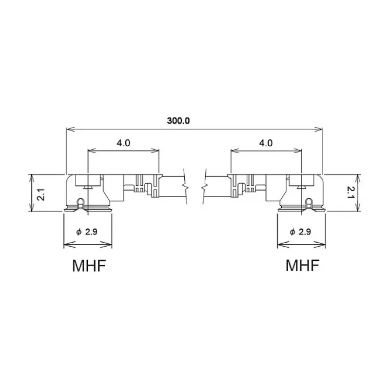 DeLOCK 89609 Cavo coassiale 0,3 m MHF (I-PEX) nero oro
