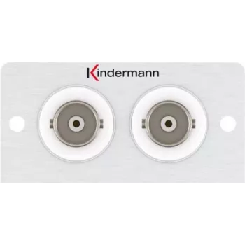 Presa di connessione 2 x BNC Kindermann 7444000538