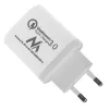 Caricabatterie da parete MACLEAN MCE479W — caricabatterie rapido USB 3 porte, potenza totale 18W