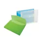 Raccoglitore con stampa Forpus, A4, plastica, con espansione, verde, trasparente