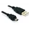 Cavo USB DeLOCK 82252 USB 2.0 1,5 m USB A Mini-USB B nero