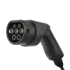 Stazione di ricarica per veicoli elettrici Green Cell EV14 22 kW nero alluminio a parete