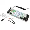 Sharkoon SGK50 S4 tastiera gaming USB QWERTZ tedesco bianca RGB LED