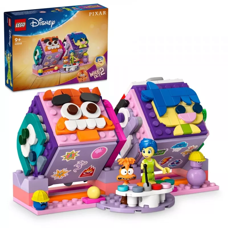 Giocattolo da costruzione LEGO Disney Pixar Inside Out 2 set cubi delle emozioni 43248