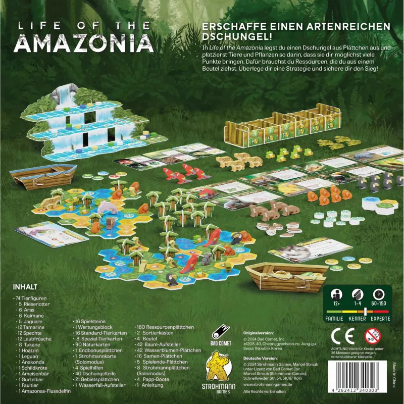 Life of the Amazonia, gioco da tavolo
