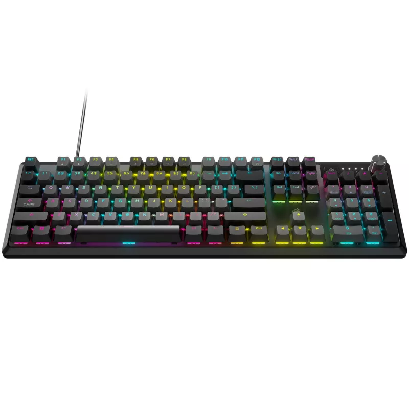 Corsair K70 CORE RGB tastiera gaming USB QWERTZ tedesco grigio