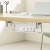 Organizer per cavi e ciabatte sottoscrivania Maclean, carico max. 5 kg, bianco, MC-106 W