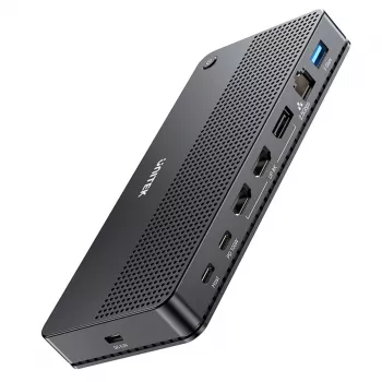 Docking station UNITEK D1104A01 USB4 con cavo 100 W Power Delivery