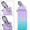 Extralink Motivational Bottle, Borraccia, 2000 ml, Viola-Blu, BUT-992
