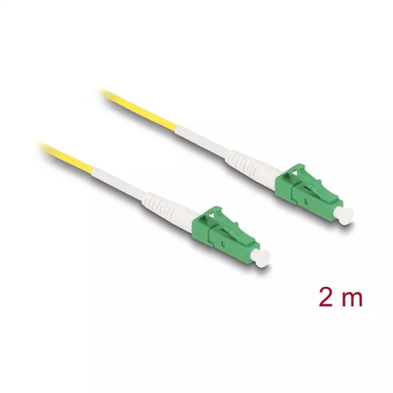 Cavo in fibra ottica InfiniBand DeLOCK 83222 2 m LC LC/APC giallo