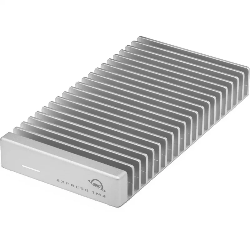 Other World Computing OWC Express 1M2 - case di archiviazione - scheda M.2 NVMe - USB4 - argento (OWCUS4EXP1M2)
